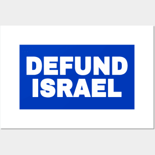 DEFUND ISRAEL - White - Vertical - Double-sided Posters and Art